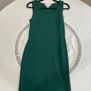 St John knit Dress, Size 4, Hunter Green